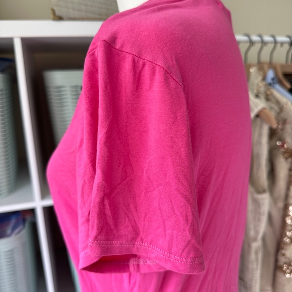 Shore Brand  |  Palermo Faux Wrap Dress Fandango Pink Size Medium NWT   SOLD OUT - Picture 11 of 15